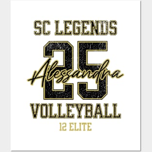 Alessandra #25 SC Legends (12 Elite) - White Posters and Art